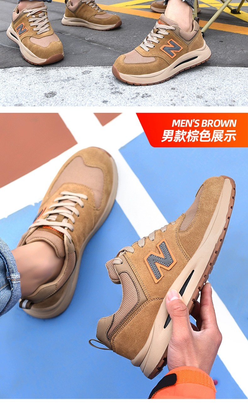 Labor protection shoes, anti-smash and puncture-proof, men's and women's, with steel plate toe, insulated electrician, welding construction site safety shoes