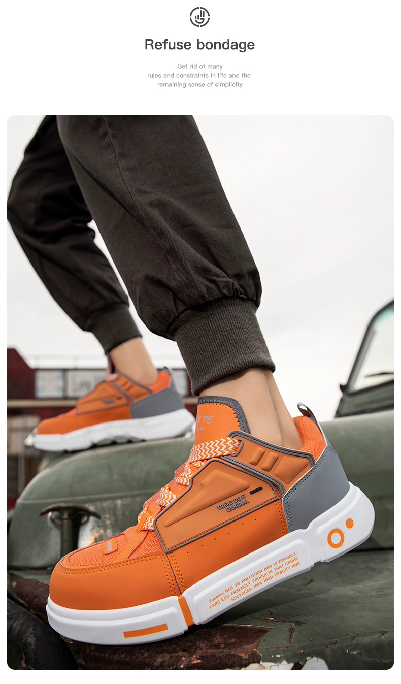 Gubangdun labor protection shoes for men, lightweight, breathable, anti-smash, anti-puncture, steel toe toe work protection, safety and wear-resistant sneakers