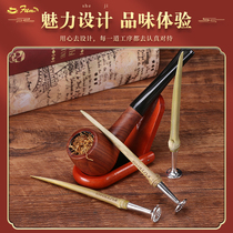 Bamboo pipe flame-proof creative pressure rod alloy round hollow pressure rod fashionable bamboo rod pressure rod scraper pressure rod