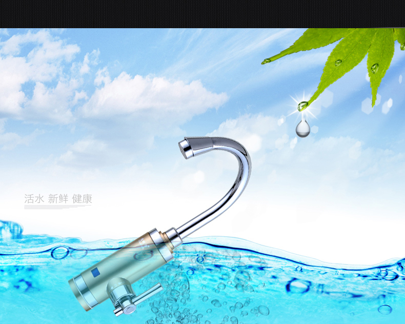 bình nóng lạnh rossi 15l Delihua vòi nước nóng điện ngay lập tức nhà bếp nóng kho báu vòi nước nóng nhà bếp nóng nước nóng hiển thị kỹ thuật số - Máy đun nước bồn năng lượng mặt trời