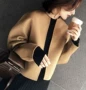 2018 mùa đông mới handmade áo len hai mặt len ​​ngắn áo khoác nữ lỏng lẻo - Áo khoác ngắn áo phao nữ hàng hiệu