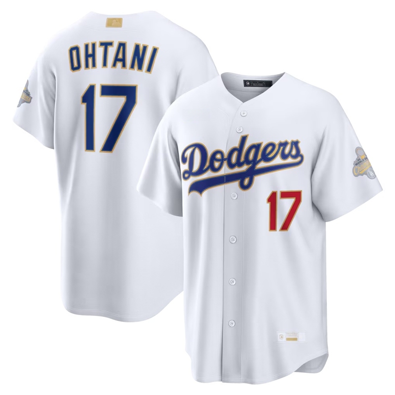 Major League Baseball La Los Angeles 17 Shohei Ohtani Embroidered Jersey Baseball Uniform