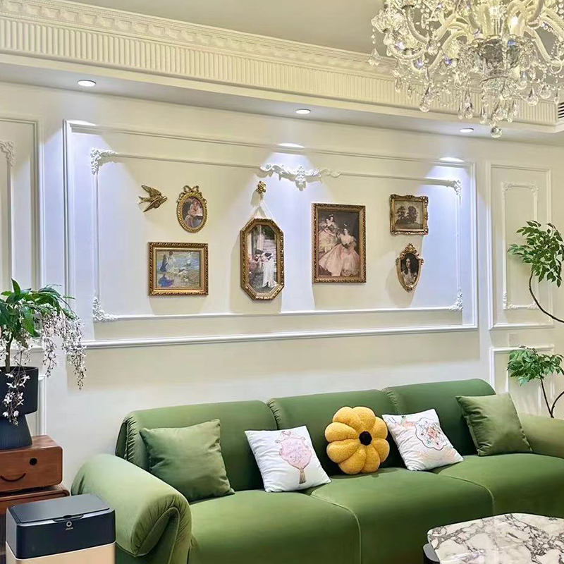 French Retro Figure Decorative Painting Oil Painting Living Room Background Wall Combination Hanging Painting Restaurant Mural European Art Wall Hanging