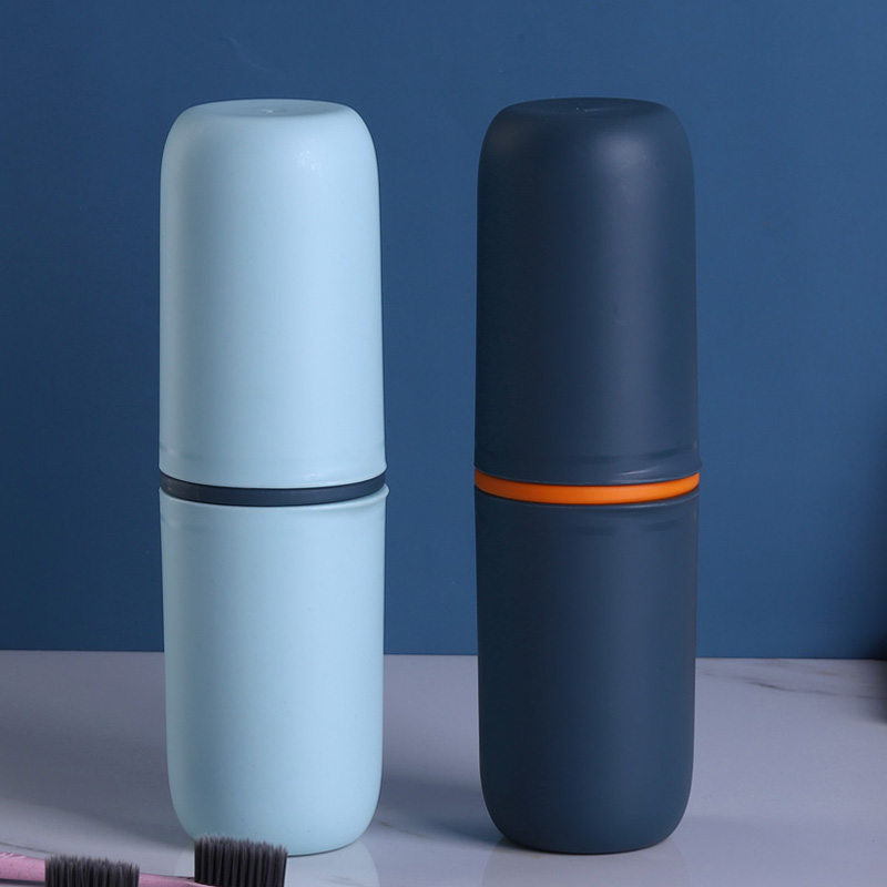 Travel toothbrush containing box portable washing cup suit tooth cylinder toothpaste tooth cylinder mouthwash toothbrushing cup toothbrush barrel