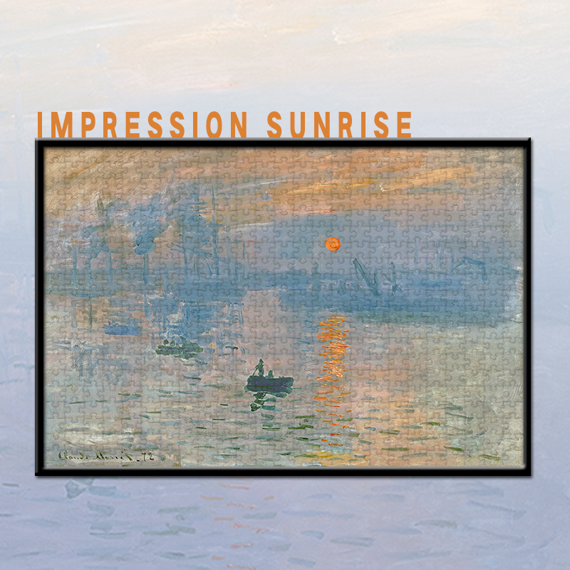 1000 pieces of wood oil painting beautiful romantic adult decompression to send friends birthday gift girlfriend cure children