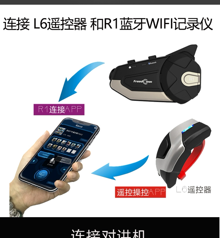 Road wing xe máy mũ bảo hiểm ghi âm lái xe phổ biến Tai nghe Bluetooth camera HD không thấm nước liên lạc không dây - Xe máy Rider thiết bị