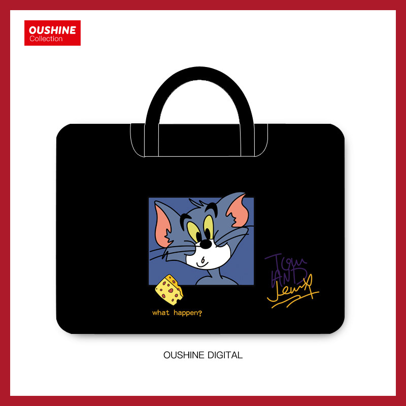 Suitable for Apple laptop bag macbookair liner bag 13pro good-looking computer bag portable female fashion cute small fresh 15 6 inch literary 14 Huawei Dell Xiaomi