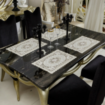 Japan imported Western placemats eco-friendly PVC hollow lace cutlery mat European bowl coaster cushion bottle mat ash cylinder gasket