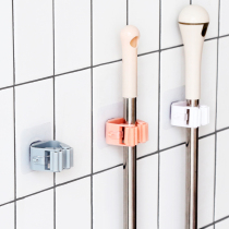 3 non-perforated mop clips Card holder Sticky hook hook Mop shelf Mop shelf Mop cloth mop cloth broom pylons