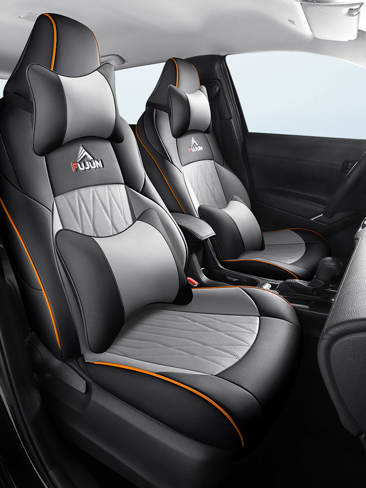 Genuine Leather Toyota Fortuner/Land Cruiser Prado Seat Covers, Interior Cushion Decoration, Seat Cover, Full Surround, 2026 Model