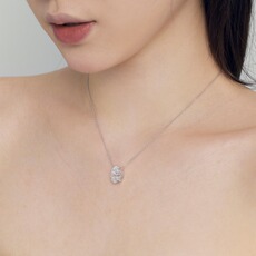 Серебряное ожерелье