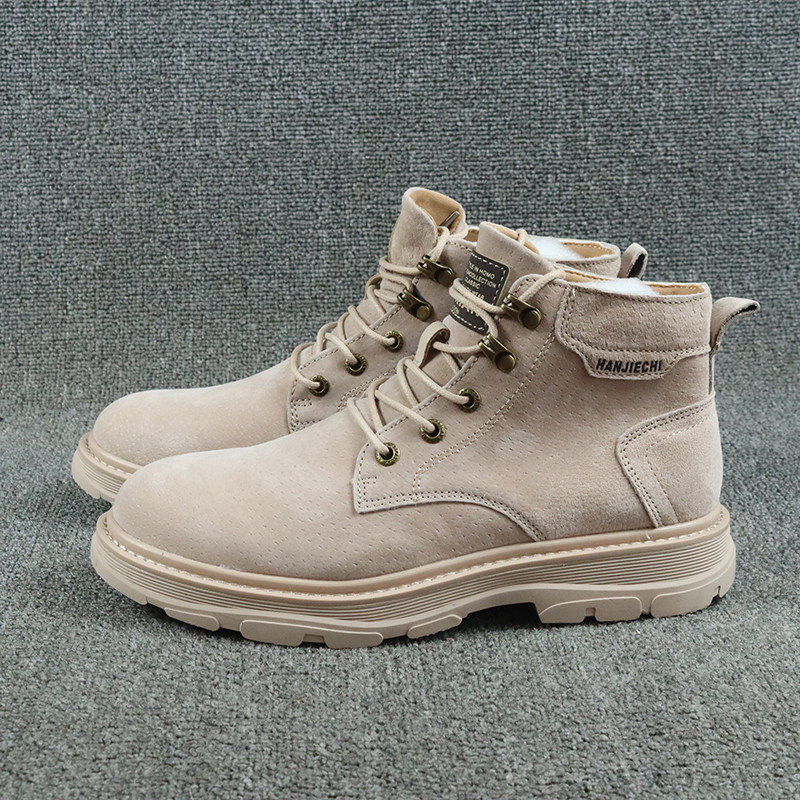 Pick up Missed Bull Goods All Season Special Price Promotion High-end Tooling Boots Man REAL LEATHER SHORT BOOTS GENUINE LEATHER OUTDOOR HIKING SHOES