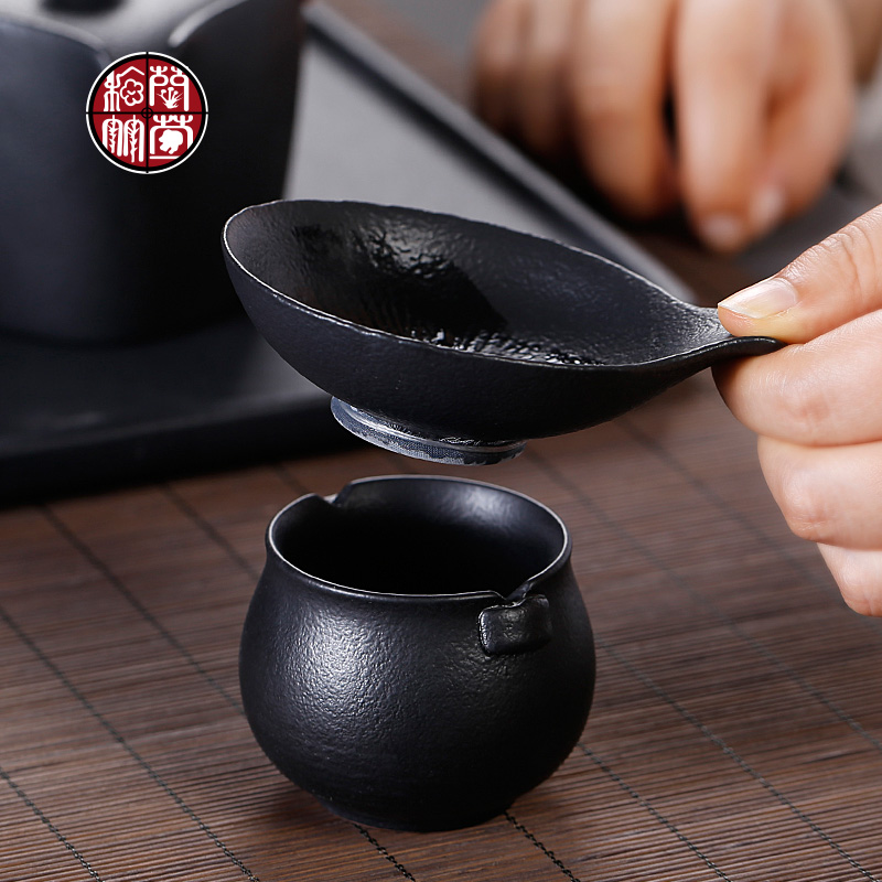 Coarse pottery) tea filter mesh suit superfine tea fair keller creative lovely move ceramic tea filters