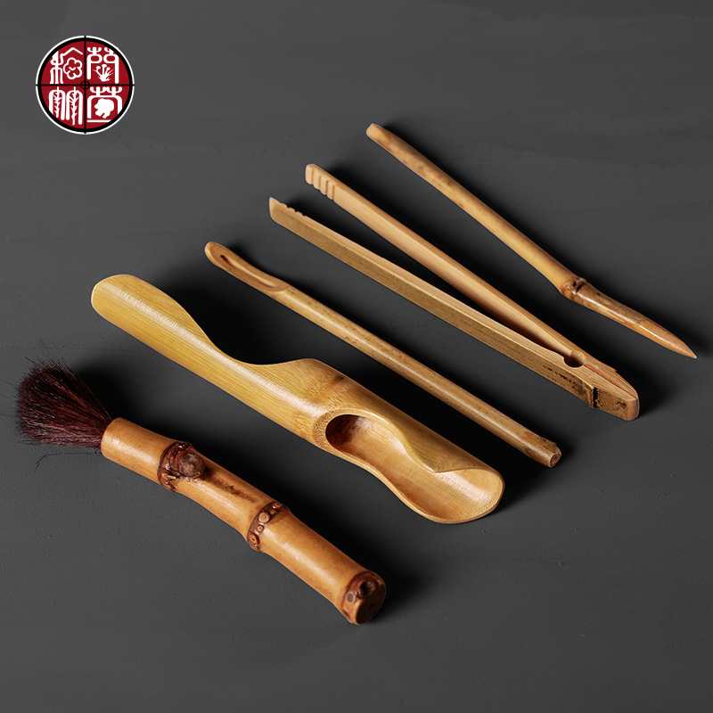 Coarse pottery rust glaze antique tea six gentleman loading of a complete set of kung fu tea accessories 6 sets with zero household combination