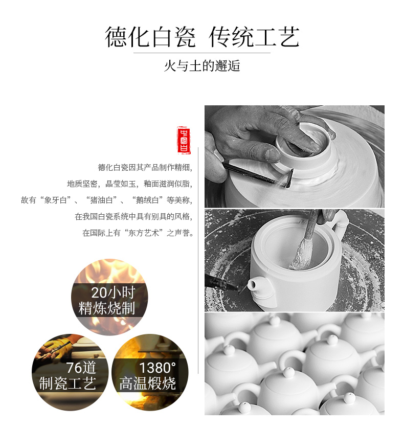 By patterns dehua high - white manual suet jade fittings tea strainer screen tea tea filter ceramic household