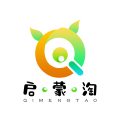 启蒙淘玩具店的LOGO