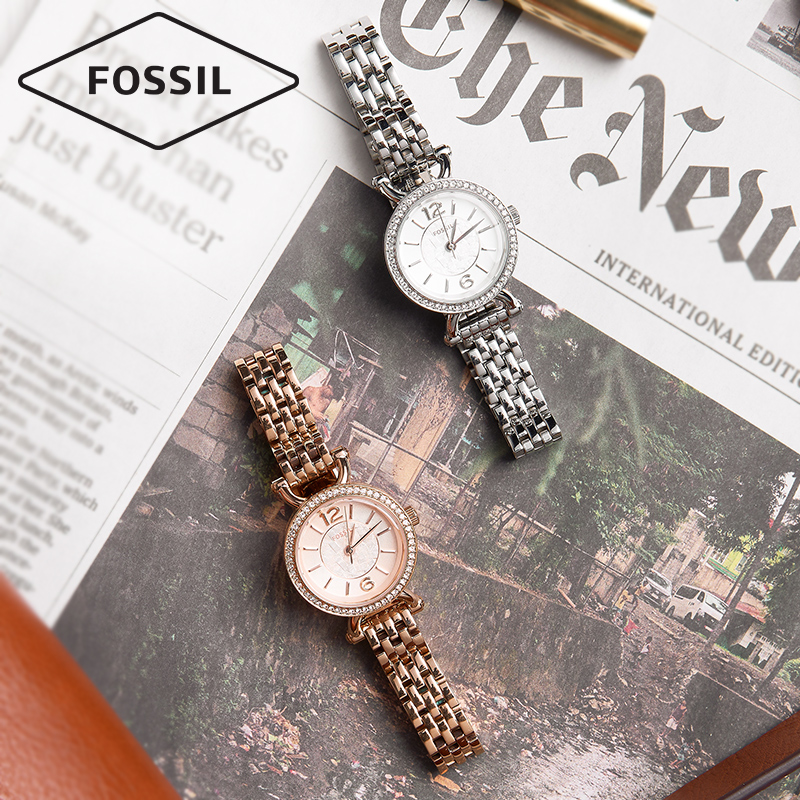 18年双12预告 Fossil 化石 女式时装手表 ES3894/ES3893 双重优惠折后低于￥499包邮