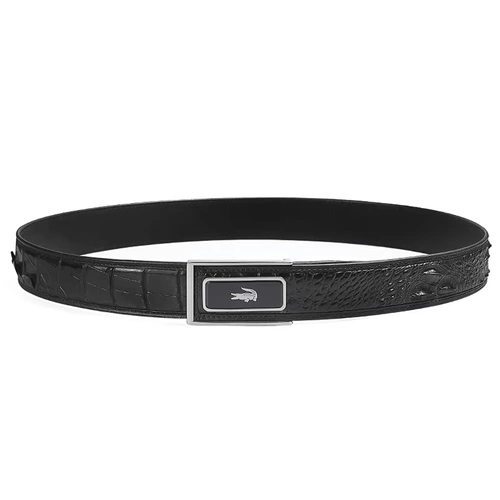 Мужской трендовый ремень, летние штаны, крокодил, из натуральной кожи, коллекция 2021