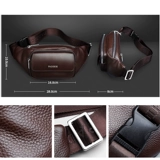 Мужская универсальная поясная сумка, нагрудная сумка, сумка через плечо, сумка на одно плечо, износостойкий мобильный телефон, из натуральной кожи