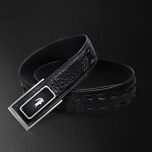 Мужской трендовый ремень, летние штаны, крокодил, из натуральной кожи, коллекция 2021