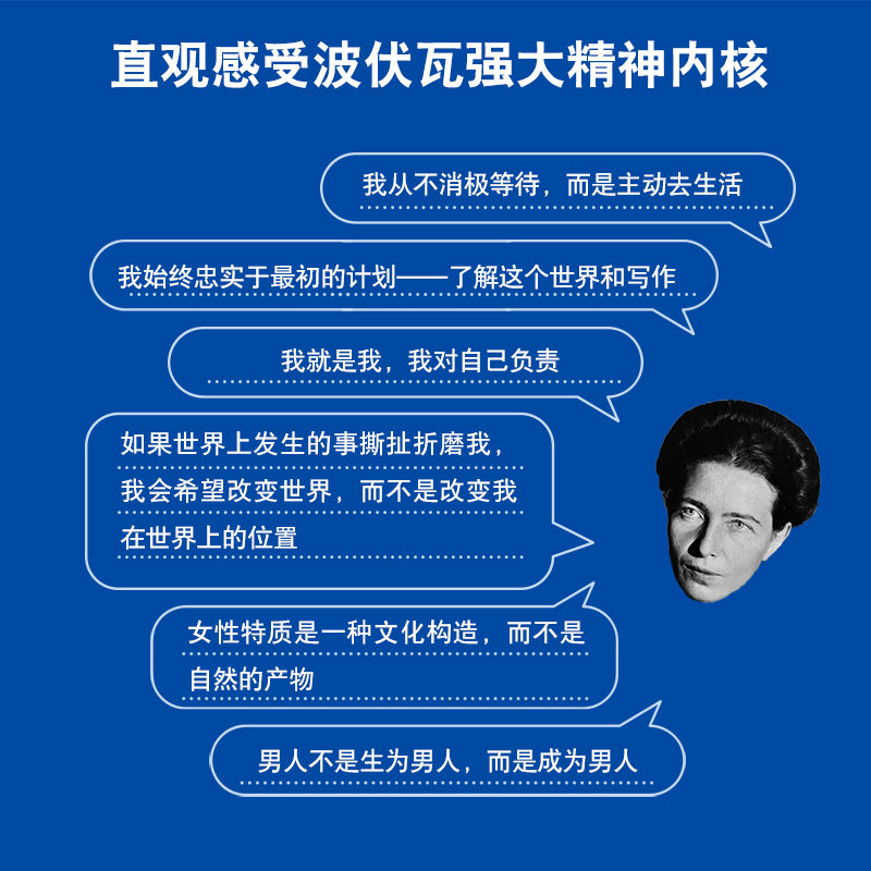 《第二性》背后:西蒙娜·德·波伏瓦的女性主义传奇-人物/传记其它-淘宝好物网