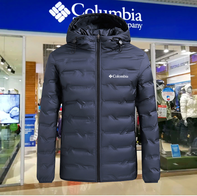 Columbia Discount down Jacket Men's Autumn and Winter Windproof and Waterproof Graphene Warm High-End Casual Lightweight down Jacket