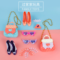 Childrens bag student shoulder bag fashion princess with makeup bag girl coin wallet simulation dressing table Christmas gift