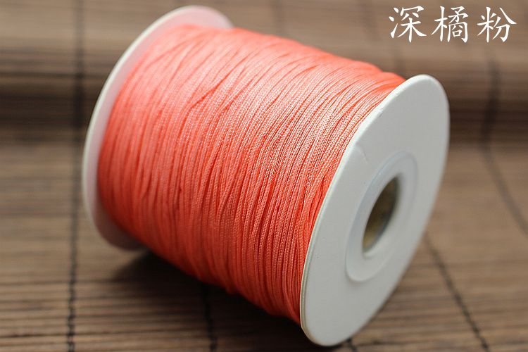 Khuyến mãi Đài Loan dòng 72 ngọc bích Trung Quốc dây thắt nút Phụ kiện DIY dệt vòng tay vòng chân vòng cổ dây đỏ - Vòng chân lắc chân nữ pnj