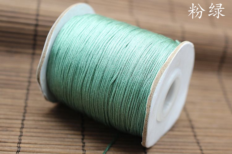 Khuyến mãi Đài Loan dòng 72 ngọc bích Trung Quốc dây thắt nút Phụ kiện DIY dệt vòng tay vòng chân vòng cổ dây đỏ - Vòng chân lắc chân nữ pnj
