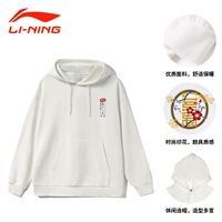 [Стандартный белый] Свитер с капюшоном 100% хлопок хлопка