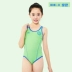 Đồ lót trẻ em Li Ning cho bé gái váy một mảnh tam giác Đồ bơi cho bé gái Đồ bơi cho bé Bộ đồ bơi của Kid