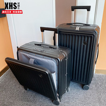 Japan Virtuous Sheisee Front Opening Suitcase 20 Inch Case Man Side Open Password 18 Small Inch Light Suitcase