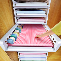 Wardrobe storage layered partition combination simple wardrobe bedside drawer storage basket finishing box dormitory artifact