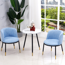 Nordic light luxury balcony small table and chair net red one table and two chairs creative simple leisure tea table and chair combination three-piece suit