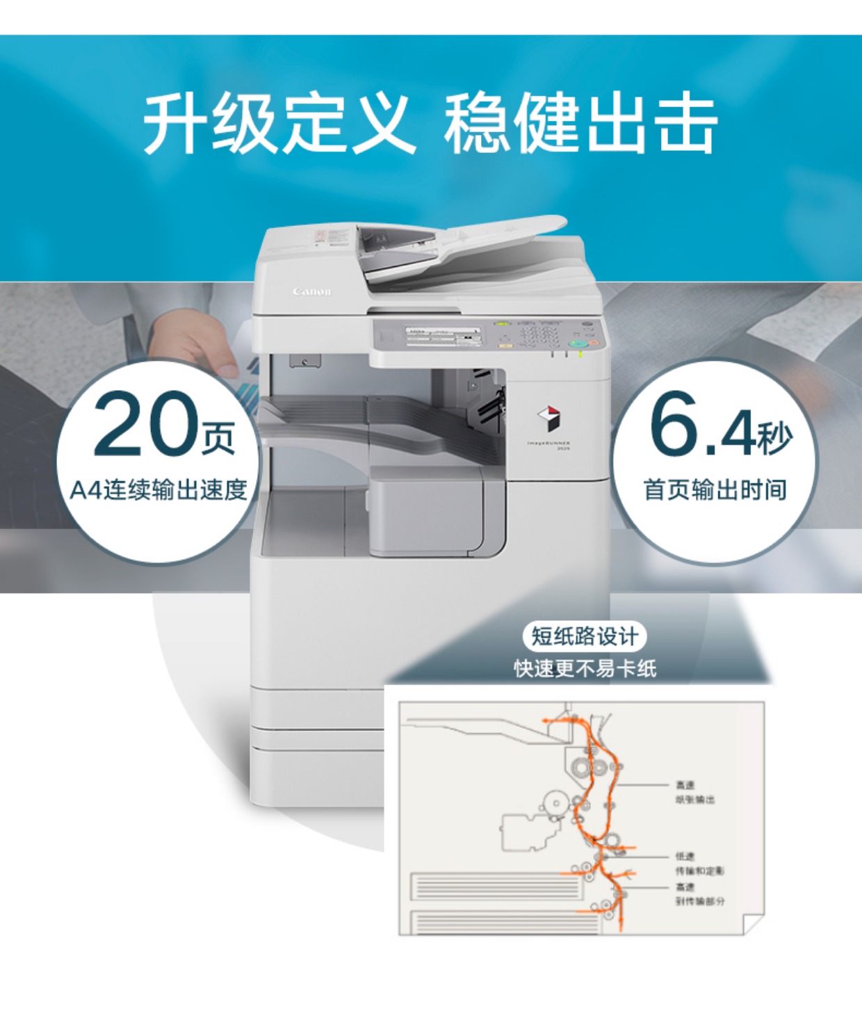 Máy in laser kỹ thuật số Canon 2520i đen trắng kết hợp máy in hai mặt máy quét văn phòng thương mại