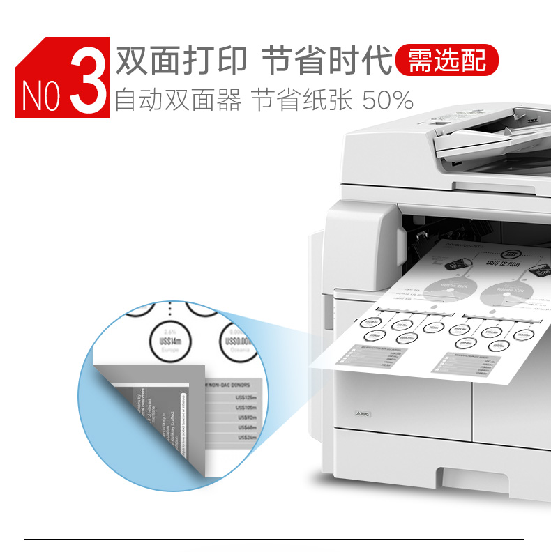 Canon 2204AD máy ảnh tổng hợp A3 đen trắng không dây tự động in hai mặt - Máy photocopy đa chức năng máy photo màu