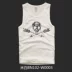 Mùa hè 2018 AF nam chạm đáy vest thể thao thủy triều giản dị thương hiệu cỡ lớn thời trang cotton in tay - Áo vest cotton áo khoác đông nam Áo vest cotton