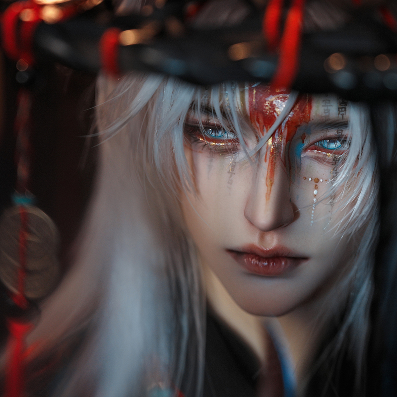 Dragon Soul, Destroyer of Impurities, Miscellaneous Notes from Longzhong, Nude Boy 75/77 Bjd Doll, Ancient Style Male Doll, Authentic Postcard