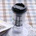 Cốc nhựa sinh viên Pear Cup phiên bản Hàn Quốc sáng tạo của chiếc cốc cầm tay nữ xu hướng cà phê rạn san hô cá tính - Tách Tách