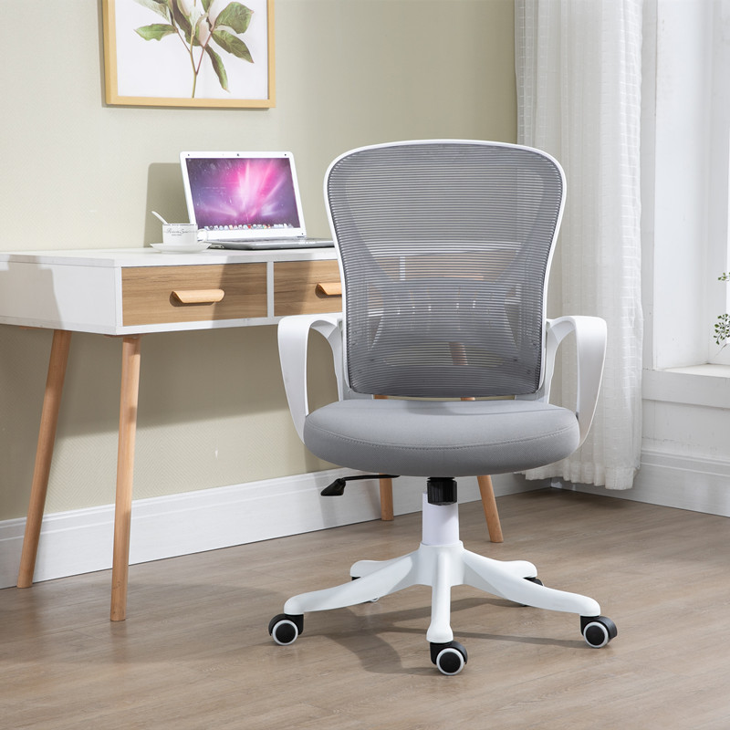 Le Rich Computer Chair Mesh Modern Office Chair Brief Bow Staff Chair Employee Chair Backrest Home Lift Swivel Chair