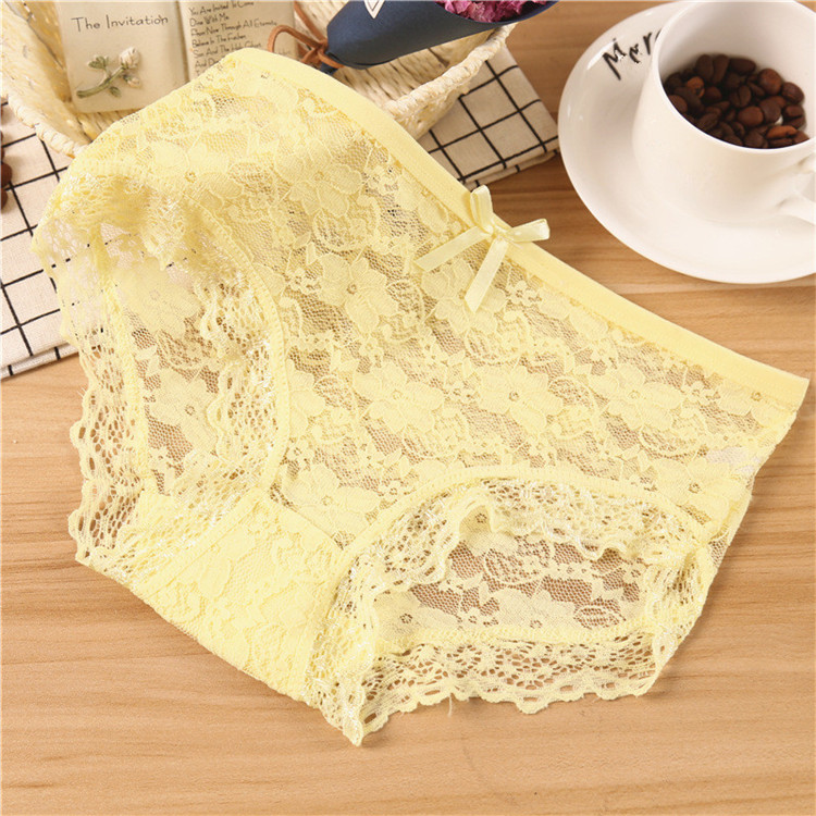 [8 tải] Quần lót ren gợi cảm nữ eo thấp kích thước lớn trong suốt lưới cung ngắn - Võ sĩ quyền Anh quan lot nu danh cho tuoi 16