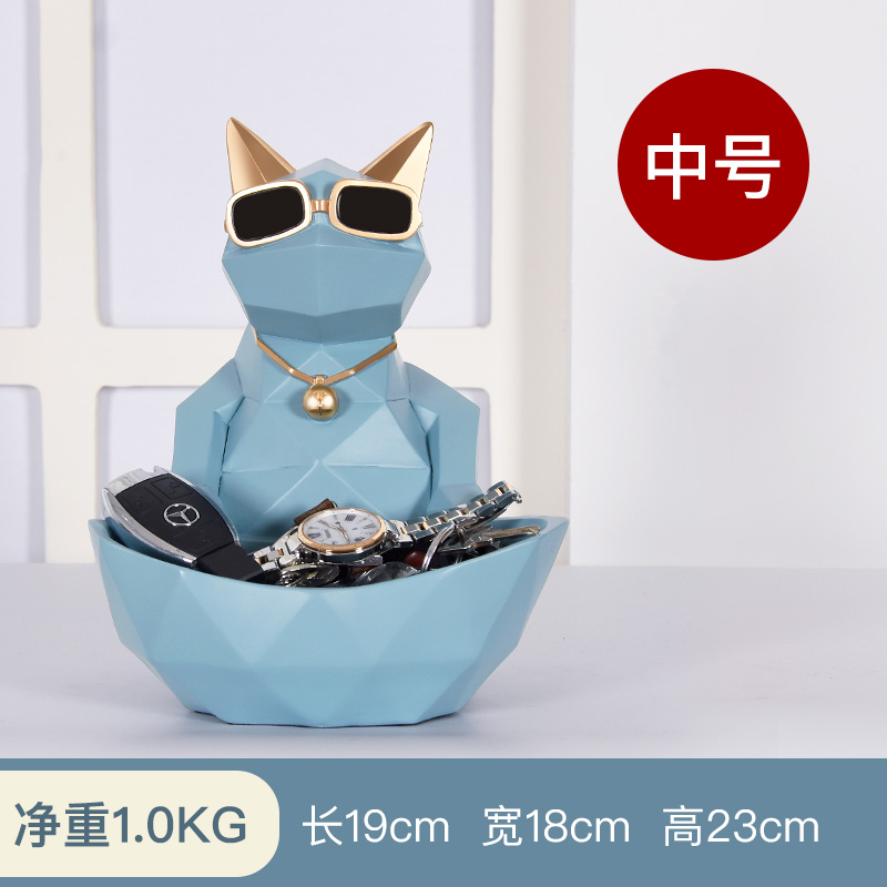 Xr-260 & Sky Blue Storage Ornamenta new house Ornaments new home Housewarming New house decorate Gift giving friendship Northern Europe a living room originality modern house-moving gift practical