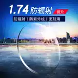 1.74 Ультра -типичный не -кферический линз миопия анти -беглый свет 2 1.67 с настройкой физической настройки с миопией в виде линзы.