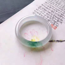 Farkasso Emerald Live Natural Emerald Ice Seed Zhengyang Green Full Color Jade Round Bar Bracelet Live Special Film