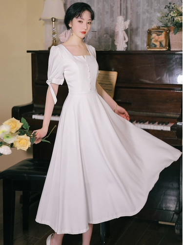 Белое свадебное платье, юбка, платье подружки невесты, французский стиль