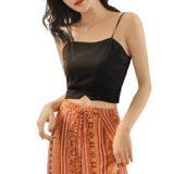 Черный бюстгальтер-топ, сексуальная короткая майка топ