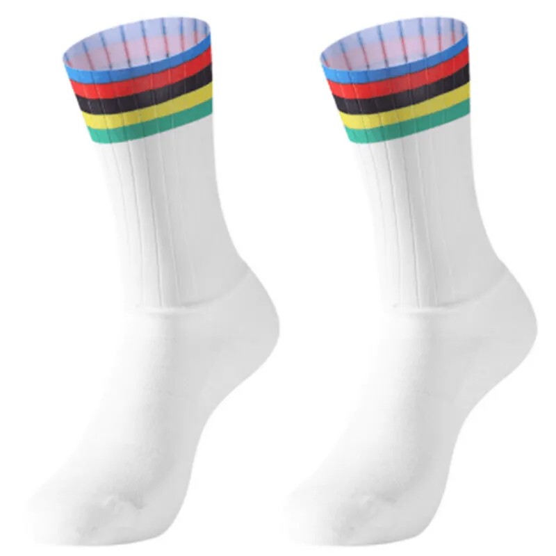New Aerodynamic Cycling Socks Aero Socks Team-Specific Cycling Socks Fabric Splicing for Men and Women