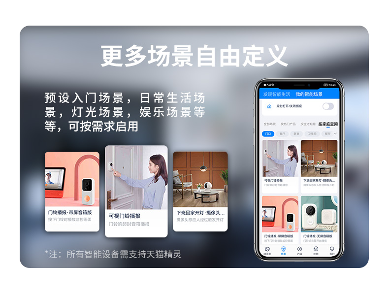 Beck V5M 可视对讲 天猫精灵APP智能指纹锁 图21