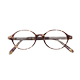 Nerd dowdy glasses tortoiseshell round frame