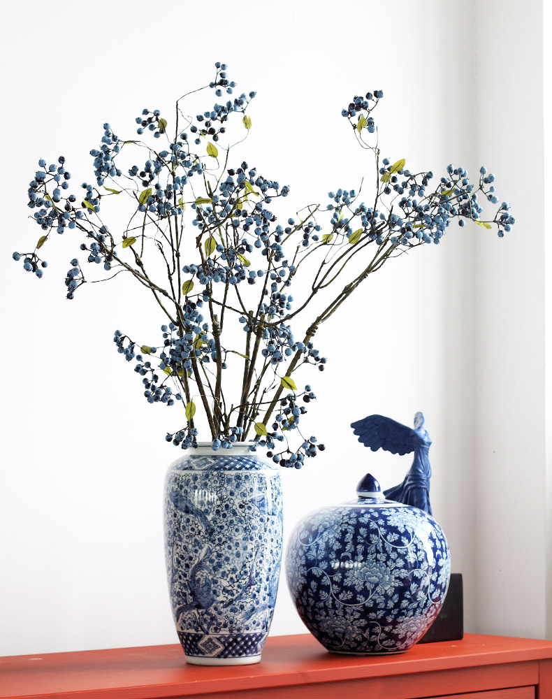 Beaming new Chinese blue and white porcelain is jingdezhen ceramic vase the magpies name plum zen sitting room place flower arrangement